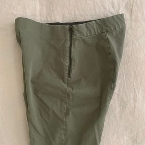 Everlane Side Zip Stretch Cotton Pants